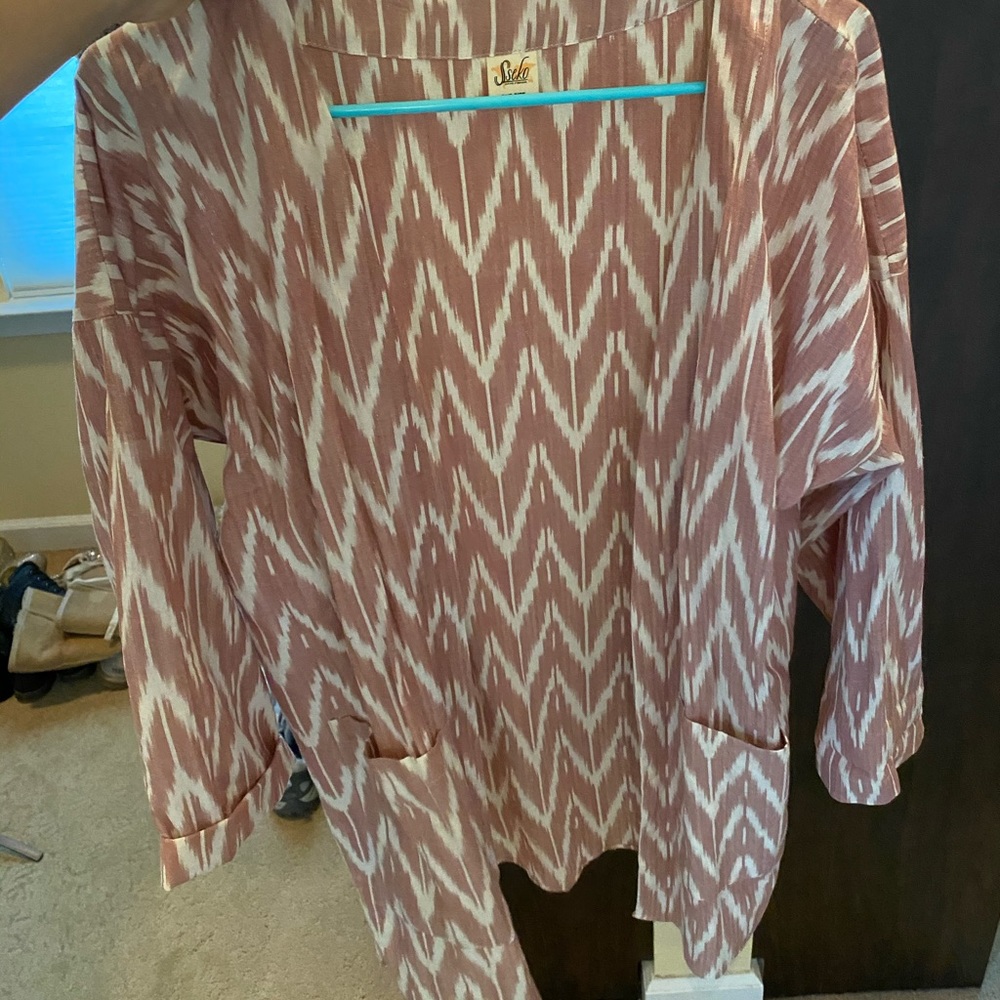 Sseko Blush Ikat Jacket